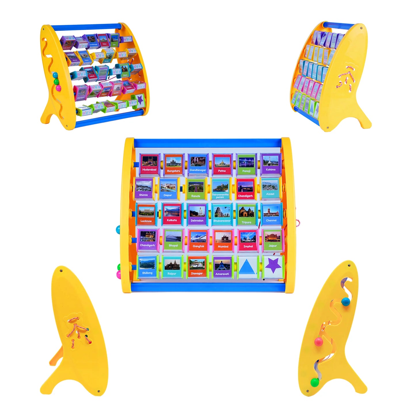 Indian State Names with Capitals | 3-in-1 Educational Development Toys | English