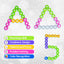 Fun Beads Toy Set for Kids Colorful Beads for Creative Play Age 3+ Years - Lacing Activity Toy | 100 Beads