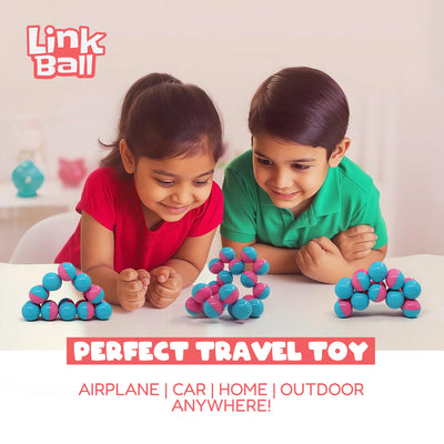 Link Ball Toy for Kids | 20 PCS Travel-Friendly Learning Set
