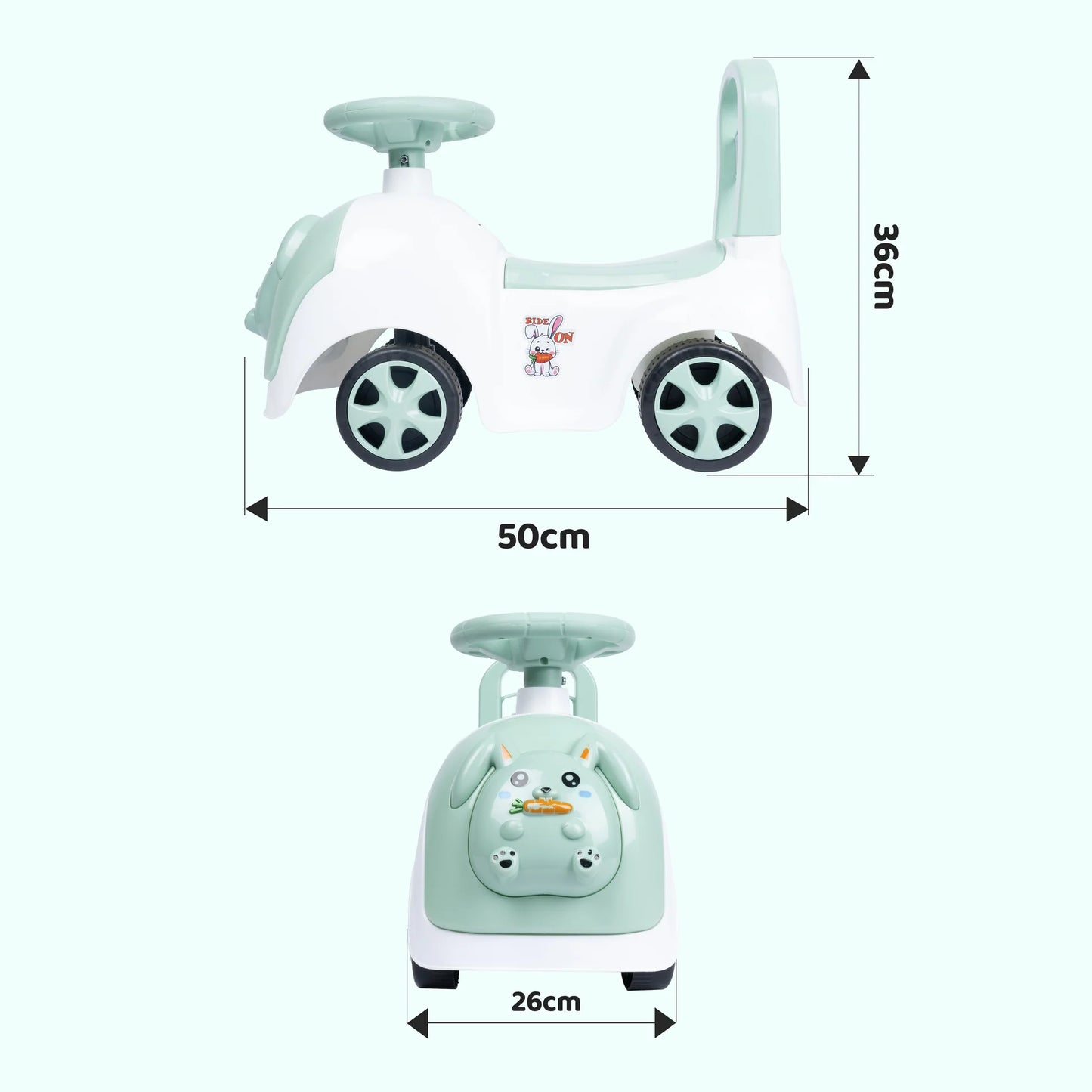FLYI Dash Rabbit Ride-On – Exciting Musical Ride On Toy for Kids