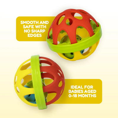 Softy Rattle Ball Teether Toy – Safe & Engaging Baby Development Toy