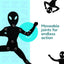 ROBOMAN Action Toy Figure with 24 Activity Cards – Flexible & Interactive Play for Kids (3+ Years)