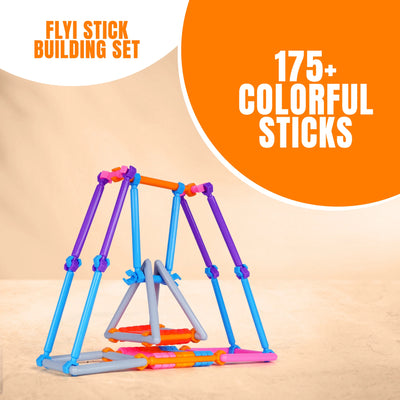FLYI Stick Building Blocks – Mini Smart Sticks Construction Set for Kids - Creative STEM Toy
