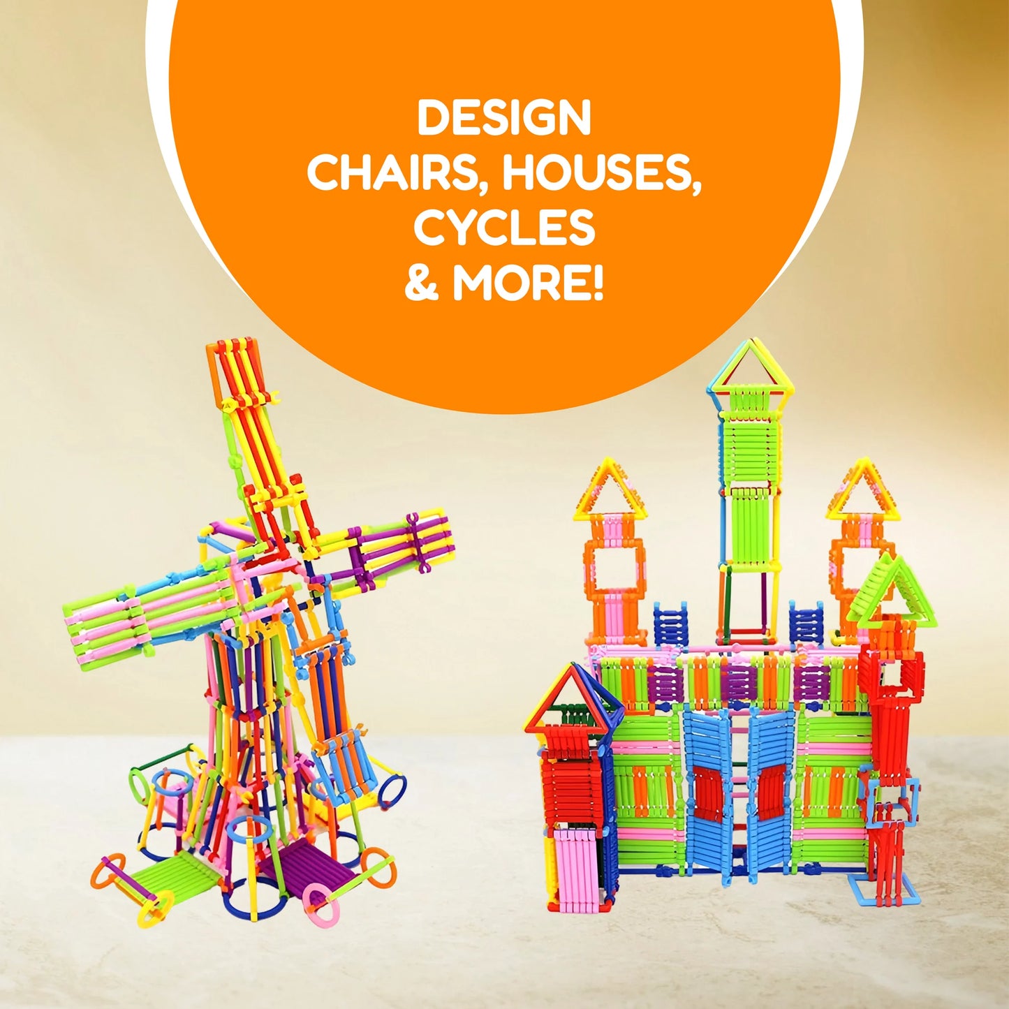FLYI Stick Building Blocks – Mini Smart Sticks Construction Set for Kids - Creative STEM Toy