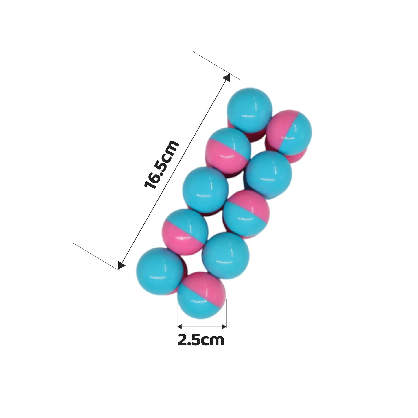 Link Ball Toy for Kids | 20 PCS Travel-Friendly Learning Set