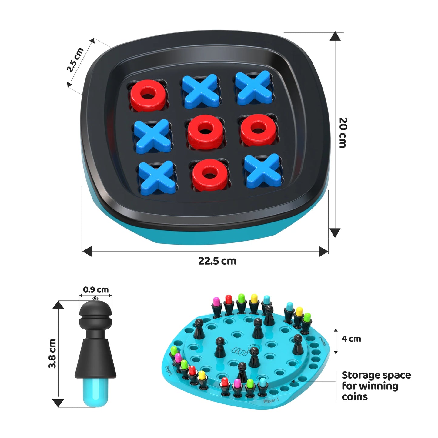 Memory Chess & XOX Game for Kids Endless Fun Board Game | FLYI