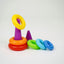 Smiley Stacking Rocking Rings Toy – 5 Colorful Rings for Toddlers | Educational & Motor Skill Development Toy