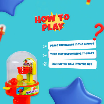 Mini Hand Basketball – Fun Indoor Finger Basketball Game for Kids & Adults
