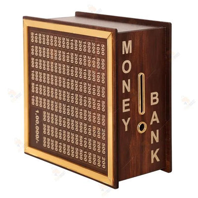 Wooden Piggy Bank